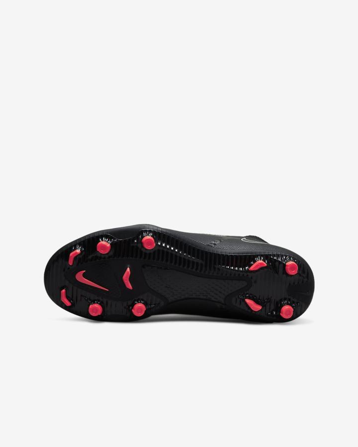 Botas de Futbol Nike Jr. Phantom GT2 Club Dynamic Fit MG Kids Multi-Ground Niña Negras Rojas Claro Blancas | BLDHV-1702