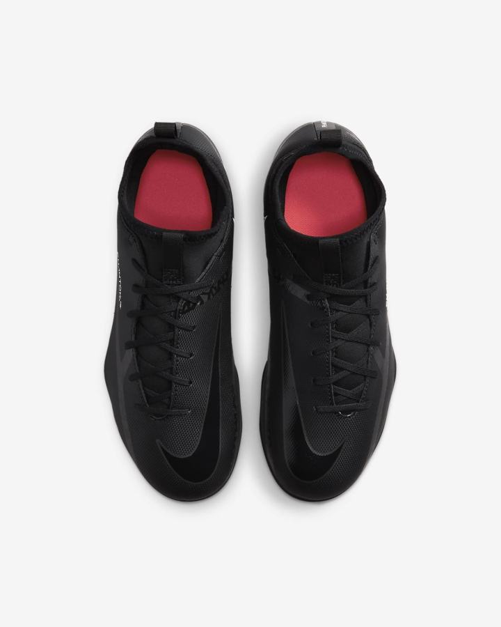 Botas de Futbol Nike Jr. Phantom GT2 Club Dynamic Fit MG Kids Multi-Ground Niña Negras Rojas Claro Blancas | BLDHV-1702