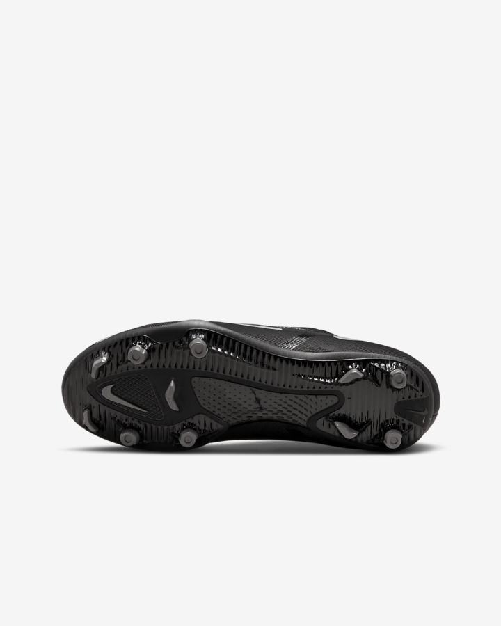 Botas de Futbol Nike Jr. Phantom GT2 Club MG Kids Multi-Ground Niño Negras Gris Oscuro Metal Plateadas | EUYCP-9136