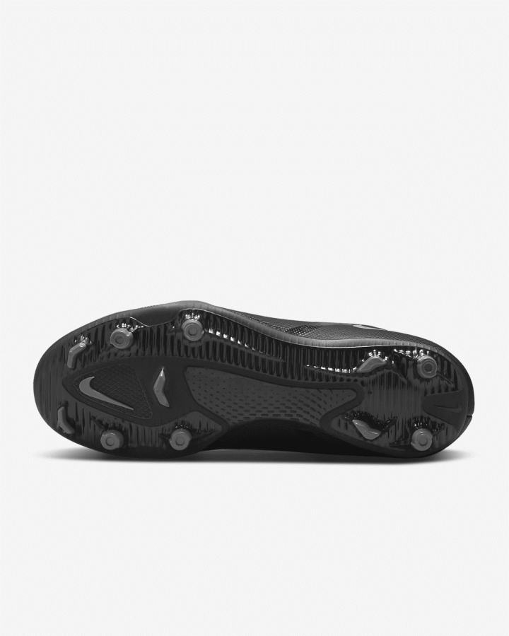 Botas de Futbol Nike Jr. Phantom GT2 Club Dynamic Fit MG Kids Multi-Ground Niña Negras Gris Oscuro Metal Plateadas | OBSZL-1698