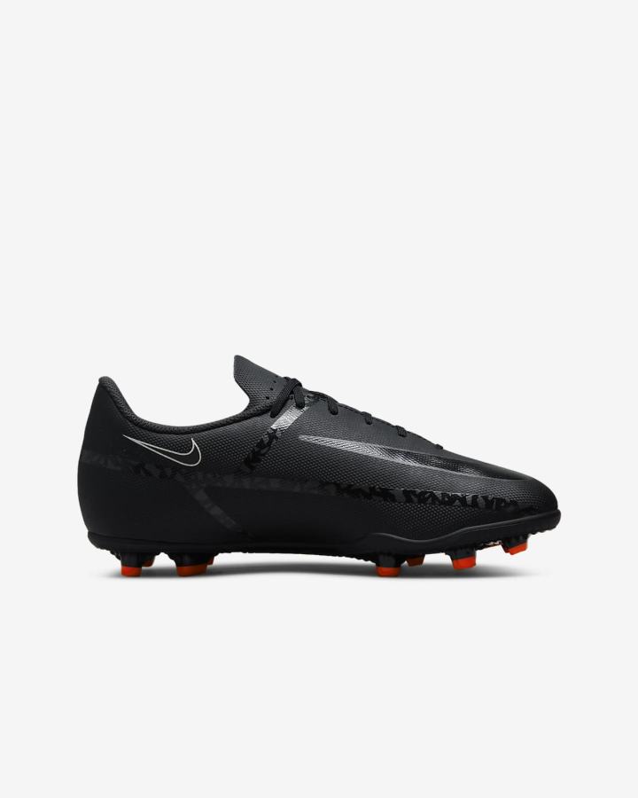 Botas de Futbol Nike Jr. Phantom GT2 Club MG Kids Multi-Ground Niño Negras Rojas Claro Blancas | SMOEX-0173