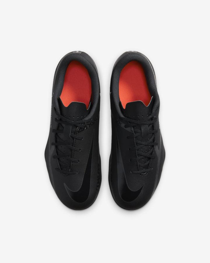 Botas de Futbol Nike Jr. Phantom GT2 Club MG Kids Multi-Ground Niño Negras Rojas Claro Blancas | SMOEX-0173
