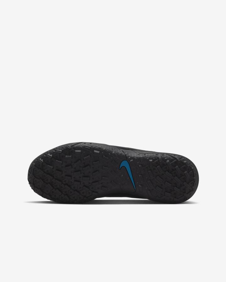 Botas de Futbol Nike Jr. Tiempo Legend 9 Club TF Kids Turf Niña Negras Blancas Azules Claro Negras | FUCRL-9178