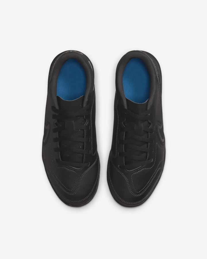 Botas de Futbol Nike Jr. Tiempo Legend 9 Club TF Kids Turf Niña Negras Blancas Azules Claro Negras | FUCRL-9178