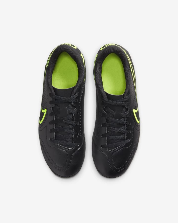 Botas de Futbol Nike Jr. Tiempo Legend 9 Club MG Kids Multi-Ground Niña Negras | JFWHR-1863
