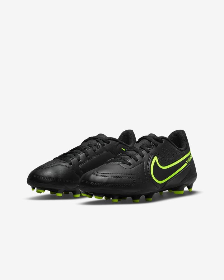 Botas de Futbol Nike Jr. Tiempo Legend 9 Club MG Kids Multi-Ground Niña Negras | JFWHR-1863
