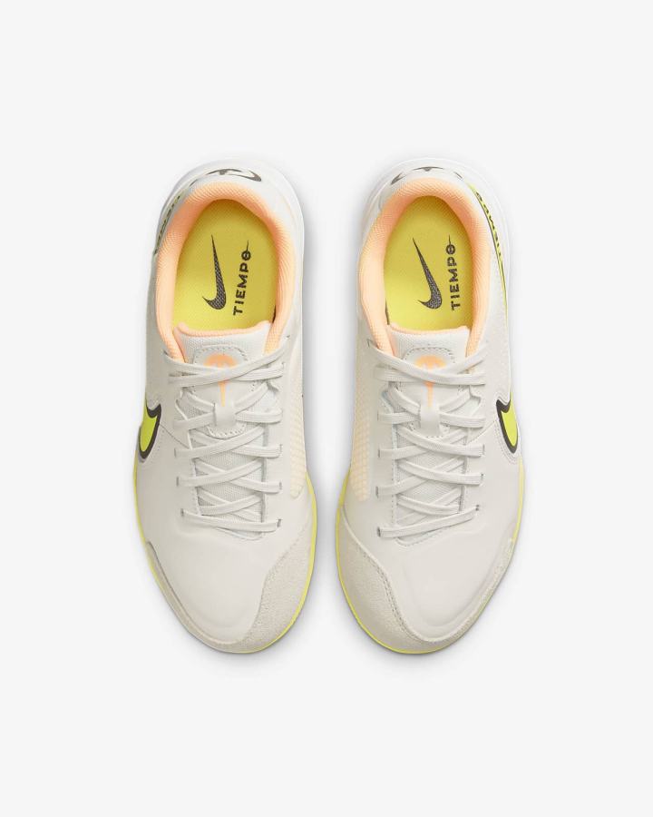 Botas de Futbol Nike Jr. Tiempo Legend 9 Academy IC Kids Indoor/Court Niña Amarillo | PBVOI-3167