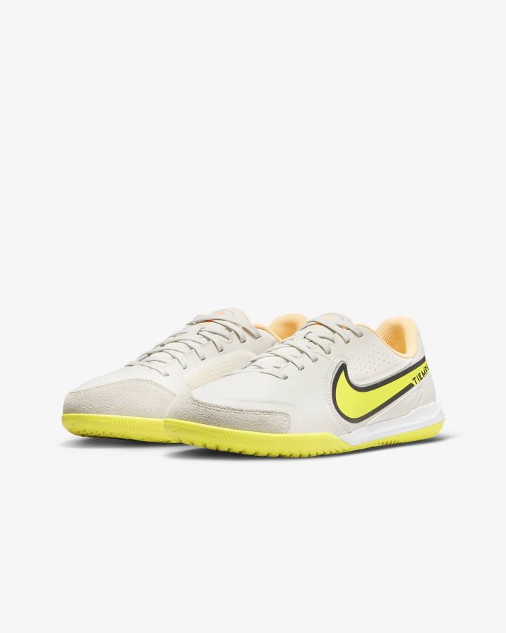 Botas de Futbol Nike Jr. Tiempo Legend 9 Academy IC Kids Indoor/Court Niña Amarillo | PBVOI-3167