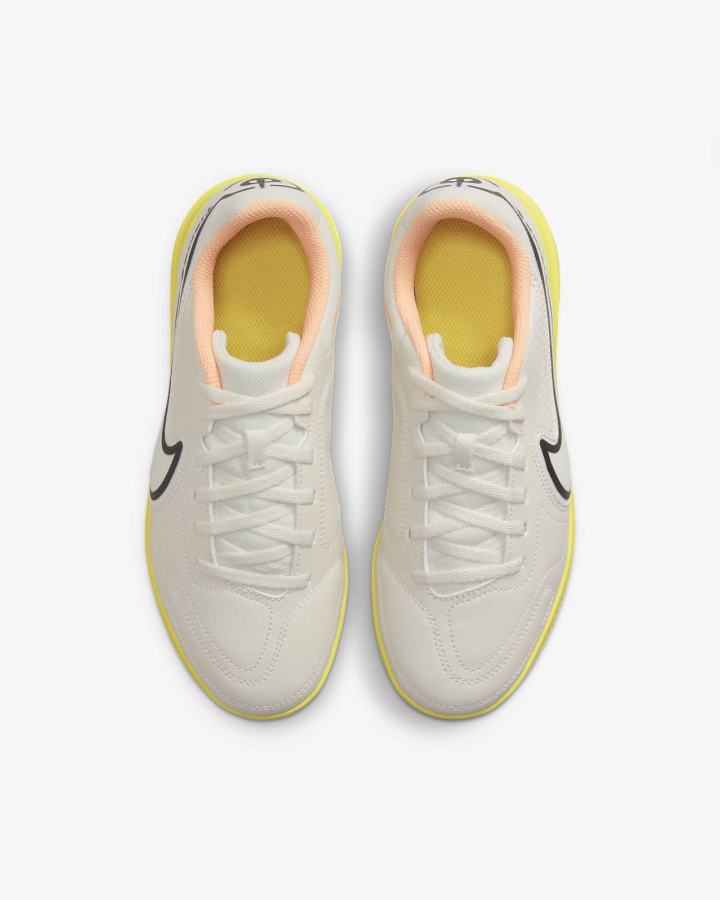 Botas de Futbol Nike Jr. Tiempo Legend 9 Club IC Kids Indoor/Court Niña Amarillo | VQJRY-7651