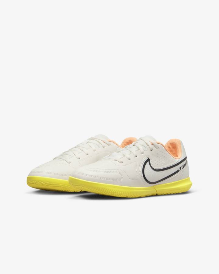 Botas de Futbol Nike Jr. Tiempo Legend 9 Club IC Kids Indoor/Court Niña Amarillo | VQJRY-7651