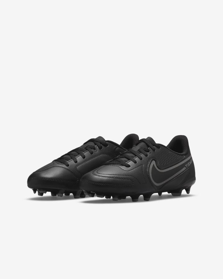 Botas de Futbol Nike Jr. Tiempo Legend 9 Club MG Kids Multi-Ground Niña Negras Metal Gris | ZCUOR-0298