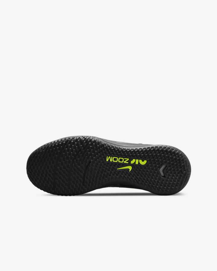 Botas de Futbol Nike Jr. Zoom Mercurial Vapor 15 Academy IC Kids Indoor/Court Niña Negras Blancas Gris Oscuro | ECIZP-6452