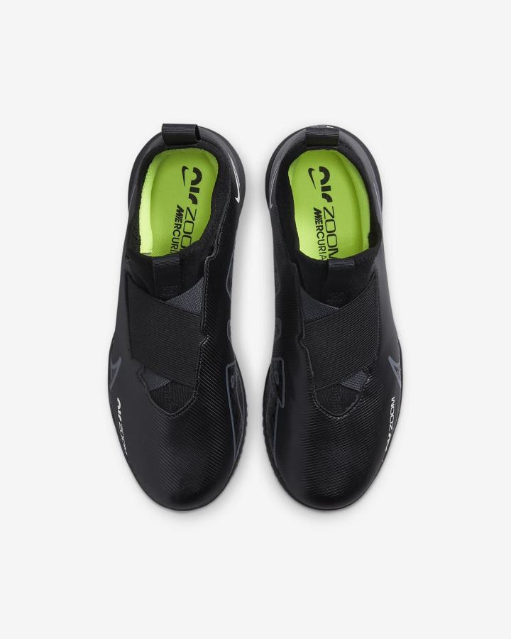Botas de Futbol Nike Jr. Zoom Mercurial Vapor 15 Academy IC Kids Indoor/Court Niña Negras Blancas Gris Oscuro | ECIZP-6452