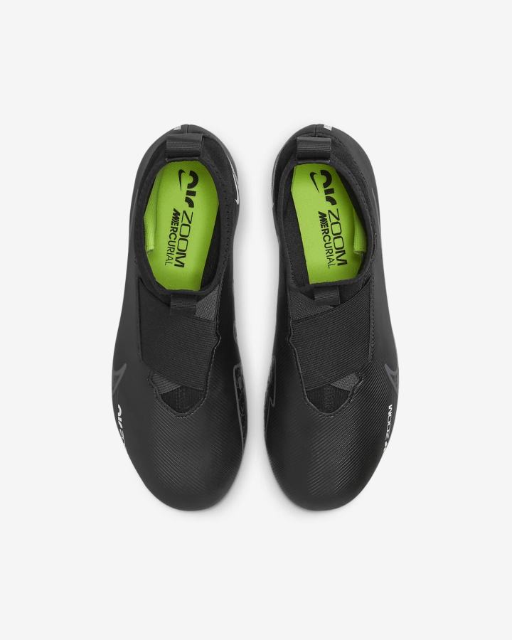 Botas de Futbol Nike Jr. Zoom Mercurial Superfly 9 Academy FG/MG Kids Multi-Ground Niña Negras Blancas Gris Oscuro | RWNJB-2874