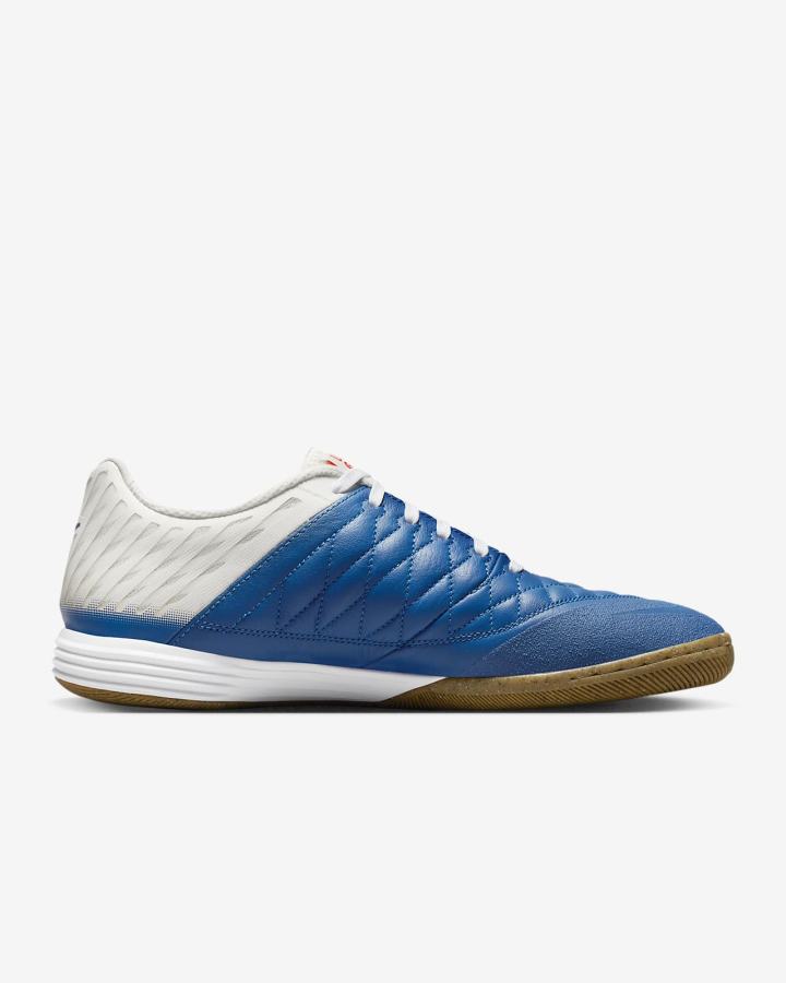 Botas de Futbol Nike Lunar Gato II IC Indoor/Court Hombre Blancas Marrones Claro Azules | KJDVE-0793
