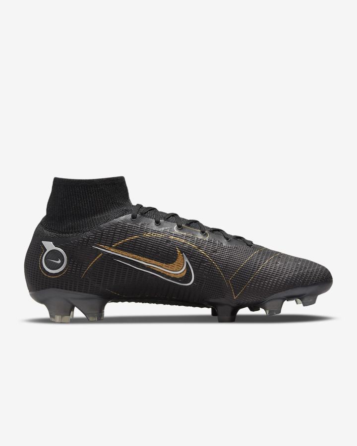 Botas de Futbol Nike Mercurial Superfly 8 Elite FG Firm-Ground Hombre Negras Metal Plateadas Gris Metal Doradas | DTBLR-1638