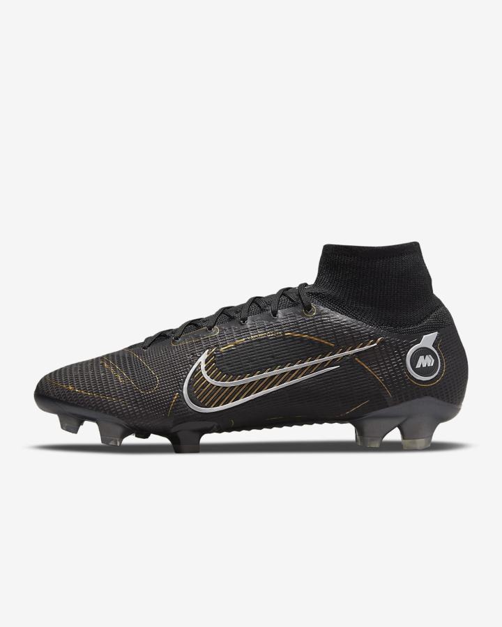 Botas de Futbol Nike Mercurial Superfly 8 Elite FG Firm-Ground Hombre Negras Metal Plateadas Gris Metal Doradas | DTBLR-1638
