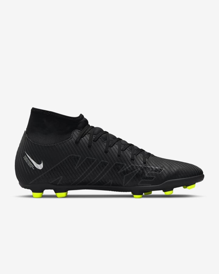 Botas de Futbol Nike Mercurial Superfly 9 Club MG Multi-Ground Hombre Negras Blancas Gris Oscuro | ESAOR-2865