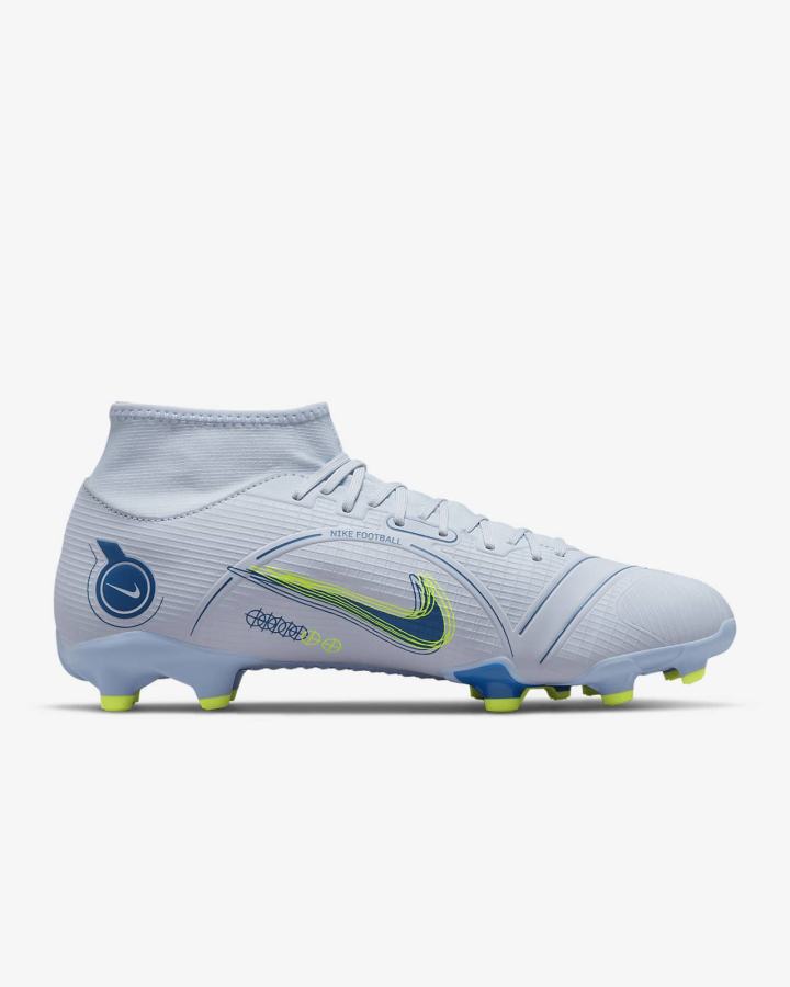 Botas de Futbol Nike Mercurial Superfly 8 Academy MG Multi-Ground Hombre Gris Azules Claro Azules Oscuro | LGWEP-7830