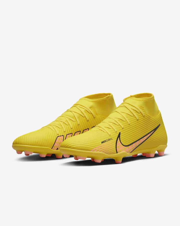 Botas de Futbol Nike Mercurial Superfly 9 Club MG Multi-Ground Hombre Amarillo | MLCXA-5294
