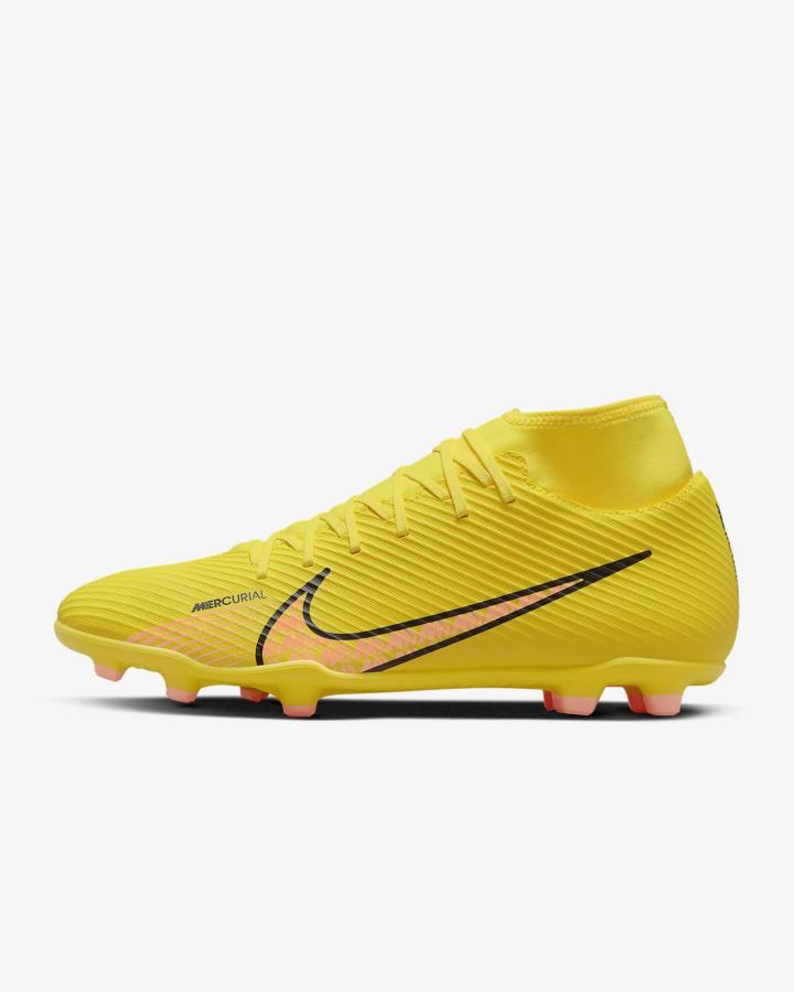 Botas de Futbol Nike Mercurial Superfly 9 Club MG Multi-Ground Hombre Amarillo | MLCXA-5294