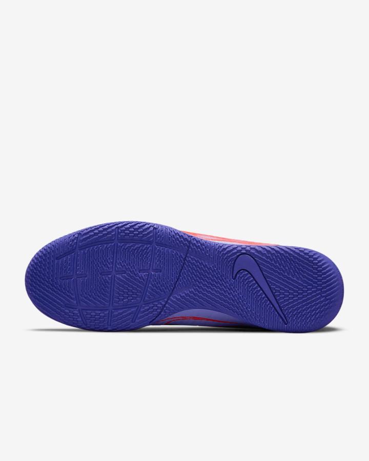 Botas de Futbol Nike Mercurial Superfly 8 Club KM IC Indoor/Court Hombre Indigo Rojas Claro Metal Plateadas | NWKFJ-8153