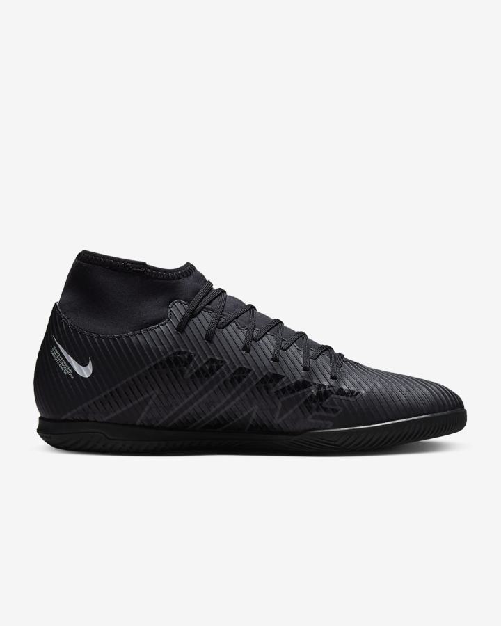Botas de Futbol Nike Mercurial Superfly 9 Club IC Indoor/Court Hombre Negras Blancas Gris Oscuro | WCLBK-2986