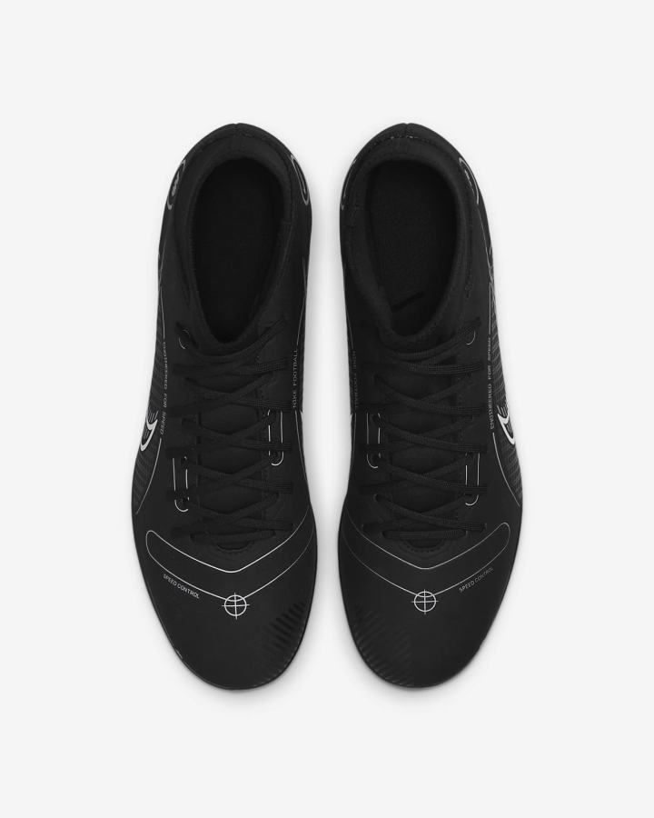 Botas de Futbol Nike Mercurial Superfly 8 Club MG Multi-Ground Hombre Negras Gris Metal Plateadas | ZHKEW-4036