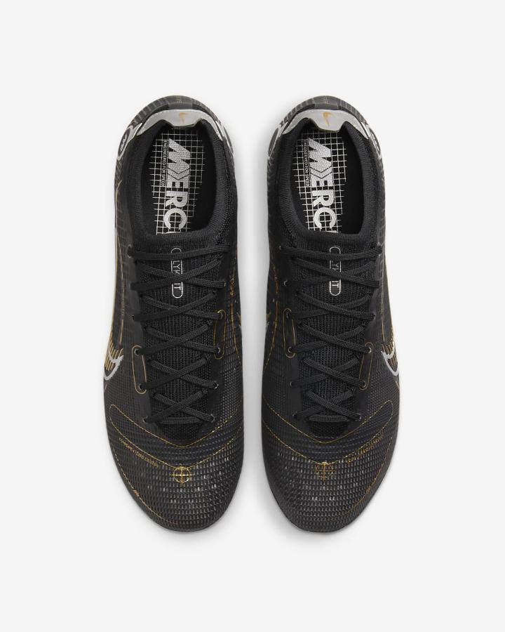 Botas de Futbol Nike Mercurial Vapor 14 Elite FG Firm-Ground Hombre Negras Metal Plateadas Gris Metal Doradas | MNDJB-0289
