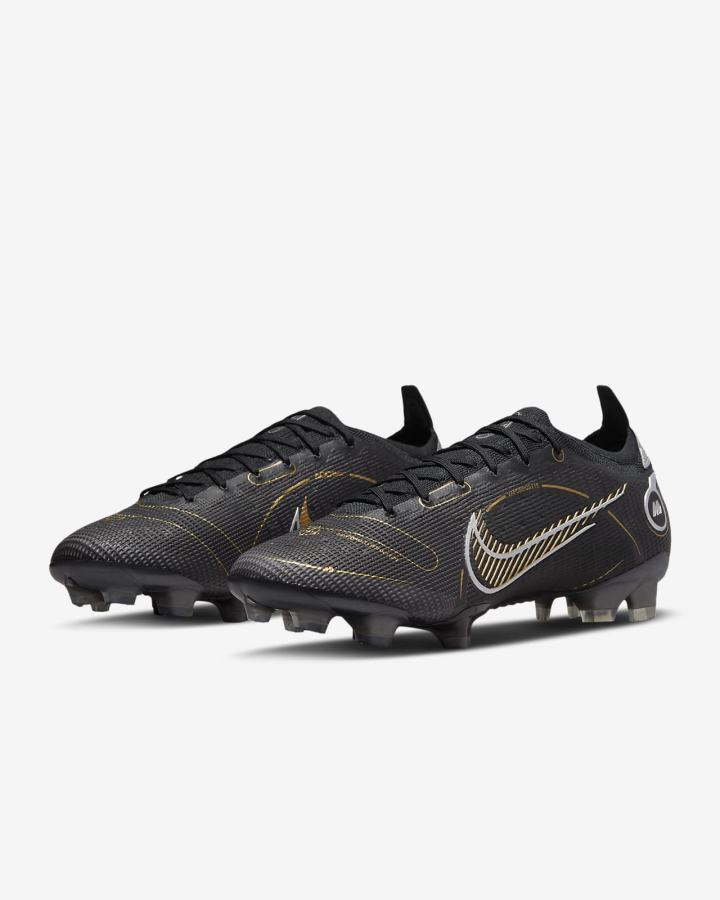 Botas de Futbol Nike Mercurial Vapor 14 Elite FG Firm-Ground Hombre Negras Metal Plateadas Gris Metal Doradas | MNDJB-0289