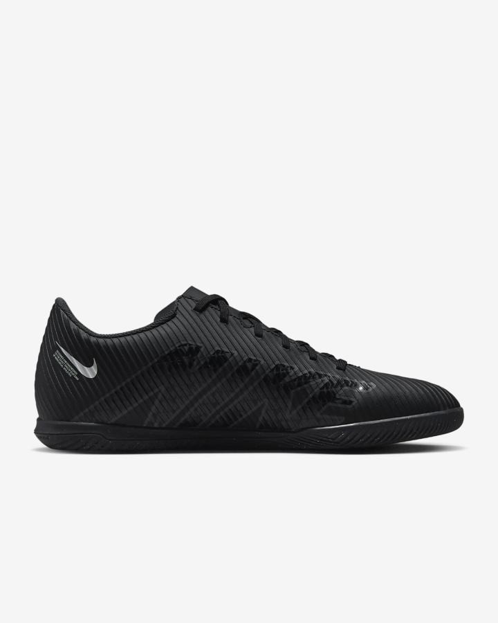 Botas de Futbol Nike Mercurial Vapor 15 Club IC Indoor/Court Hombre Negras Blancas Gris Oscuro | BYIOF-8940