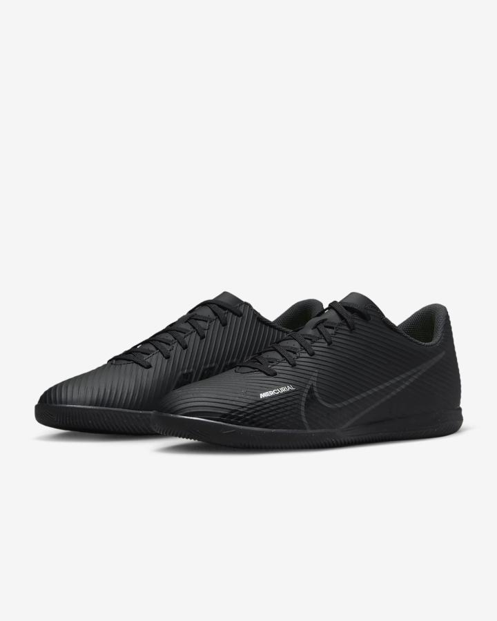 Botas de Futbol Nike Mercurial Vapor 15 Club IC Indoor/Court Hombre Negras Blancas Gris Oscuro | BYIOF-8940