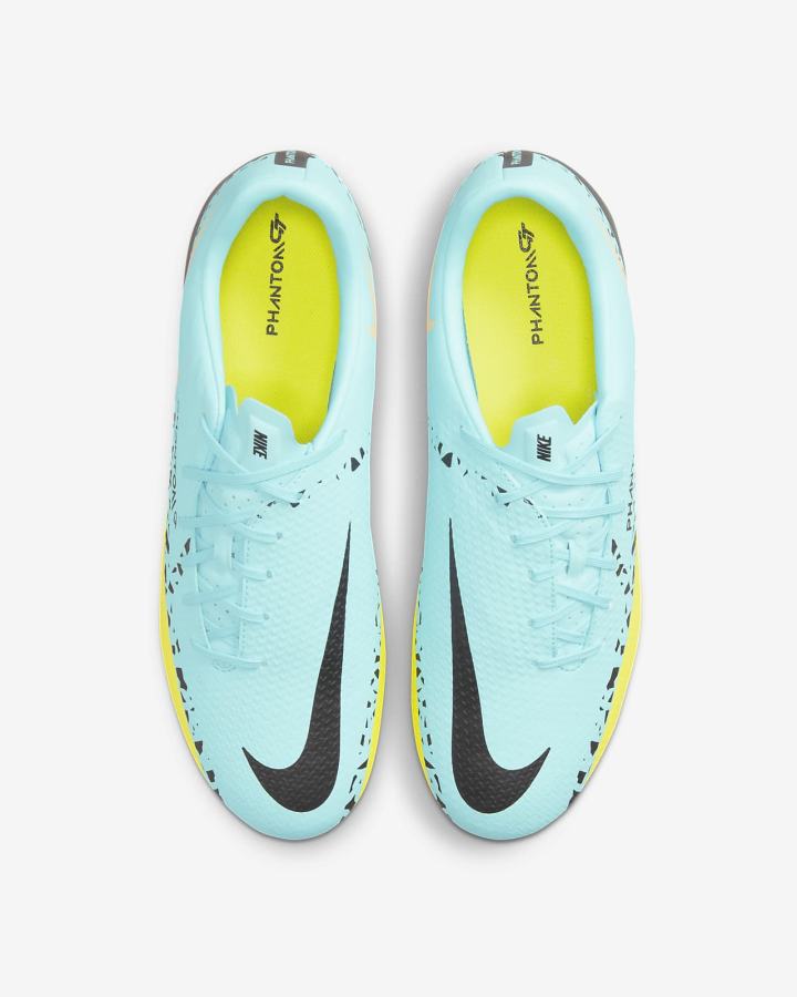 Botas de Futbol Nike Phantom GT2 Academy MG Multi-Ground Mujer Amarillo Negras | BPZDH-1652