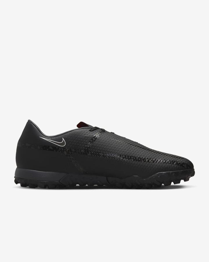 Botas de Futbol Nike Phantom GT2 Academy TF Turf Hombre Negras Blancas Rojas Claro Gris Oscuro | GPKST-3764