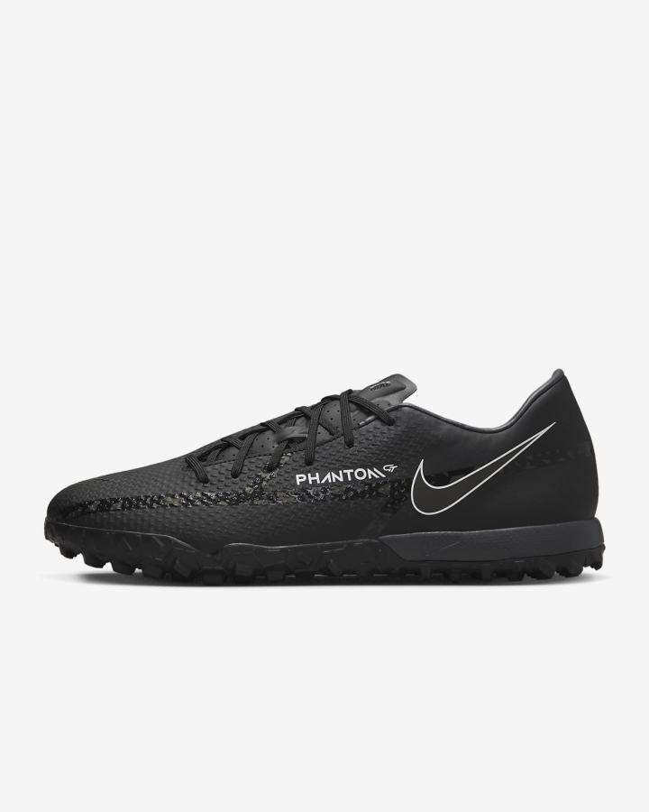 Botas de Futbol Nike Phantom GT2 Academy TF Turf Hombre Negras Blancas Rojas Claro Gris Oscuro | GPKST-3764