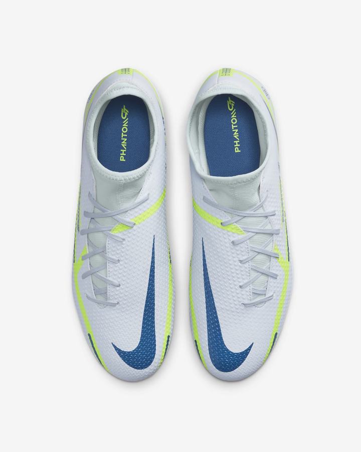 Botas de Futbol Nike Phantom GT2 Academy Dynamic Fit MG Multi-Ground Hombre Gris Azules Claro Azules Oscuro | HVKBP-6234
