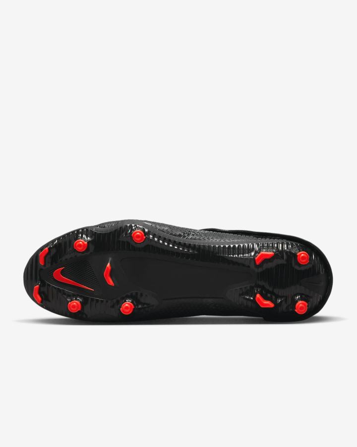 Botas de Futbol Nike Phantom GT2 Academy FlyEase MG Easy On/Off Multi-Ground Hombre Negras Blancas Rojas Claro Gris Oscuro | IJNHS-8540