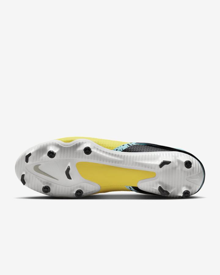 Botas de Futbol Nike Phantom GT2 Academy FlyEase MG Easy On/Off Multi-Ground Hombre Amarillo Negras | OKNAZ-1782