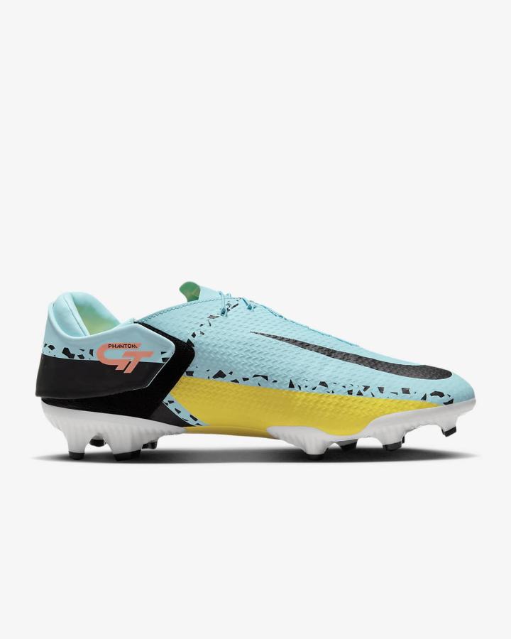 Botas de Futbol Nike Phantom GT2 Academy FlyEase MG Easy On/Off Multi-Ground Hombre Amarillo Negras | OKNAZ-1782