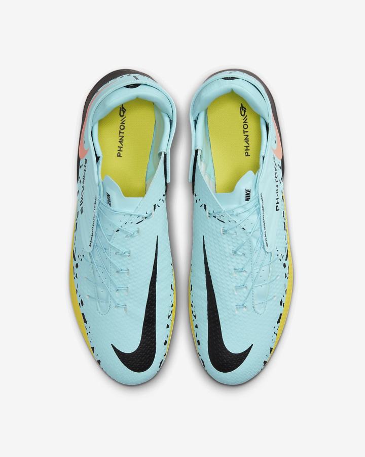 Botas de Futbol Nike Phantom GT2 Academy FlyEase MG Easy On/Off Multi-Ground Hombre Amarillo Negras | OKNAZ-1782