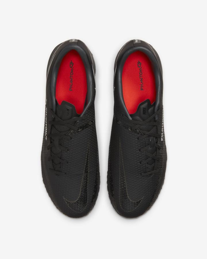 Botas de Futbol Nike Phantom GT2 Academy TF Turf Mujer Negras Blancas Rojas Claro Gris Oscuro | PCXBW-6749