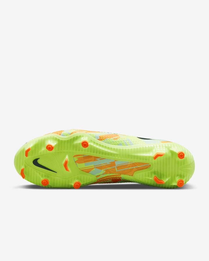 Botas de Futbol Nike Phantom GT2 Academy Dynamic Fit MG Multi-Ground Hombre Verde Menta Verde Naranjas Azules | SAZOQ-4960