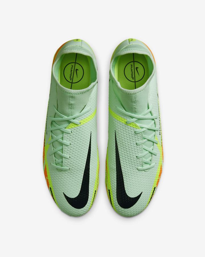 Botas de Futbol Nike Phantom GT2 Academy Dynamic Fit MG Multi-Ground Hombre Verde Menta Verde Naranjas Azules | SAZOQ-4960