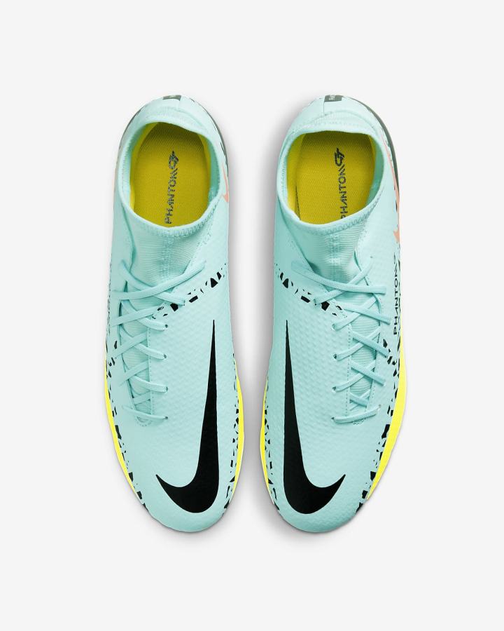 Botas de Futbol Nike Phantom GT2 Academy Dynamic Fit MG Multi-Ground Hombre Amarillo Negras | VFJMT-7830