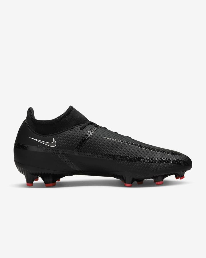 Botas de Futbol Nike Phantom GT2 Academy Dynamic Fit MG Multi-Ground Hombre Negras Blancas Rojas Gris | WSIKG-8392