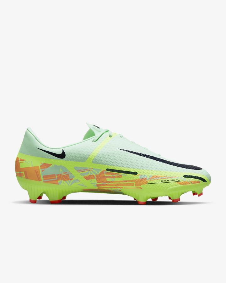Botas de Futbol Nike Phantom GT2 Academy MG Multi-Ground Hombre Verde Menta Verde Naranjas Azules | XZAKU-2970