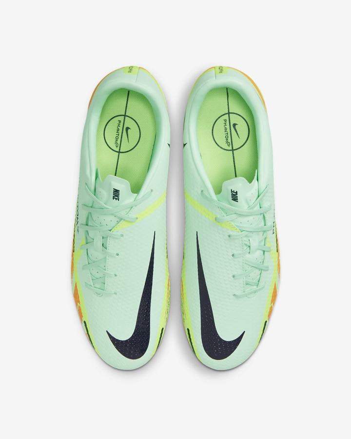 Botas de Futbol Nike Phantom GT2 Academy MG Multi-Ground Hombre Verde Menta Verde Naranjas Azules | XZAKU-2970