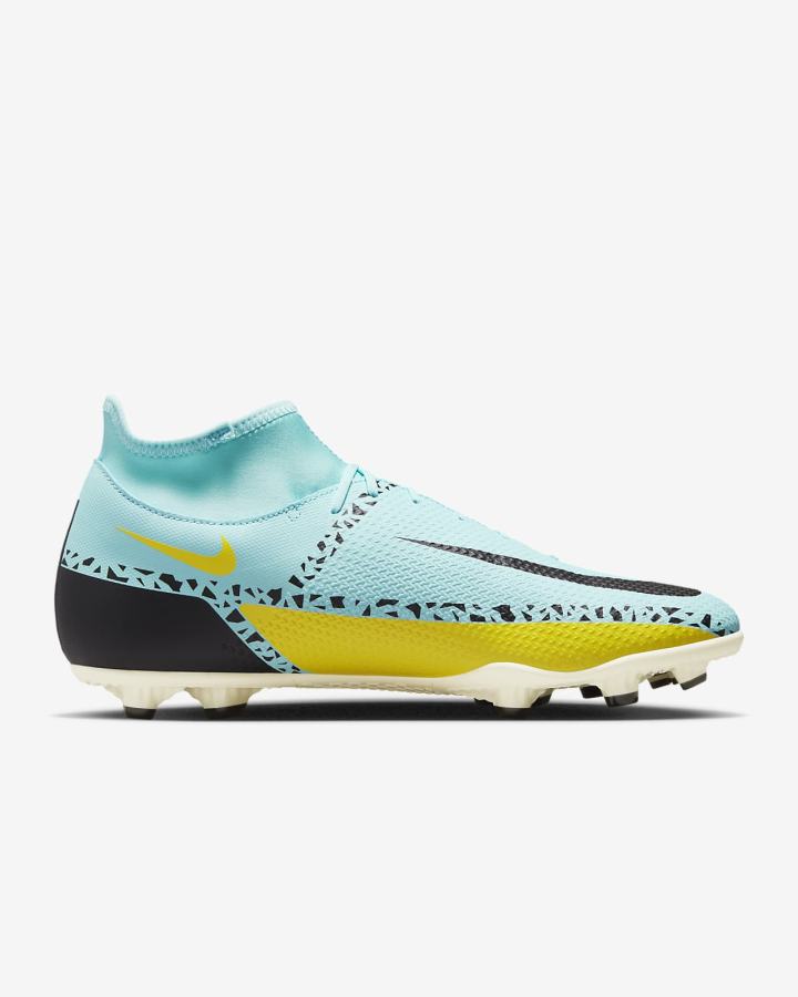 Botas de Futbol Nike Phantom GT2 Club Dynamic Fit MG Multi-Ground Hombre Amarillo Negras | NDHCK-0972