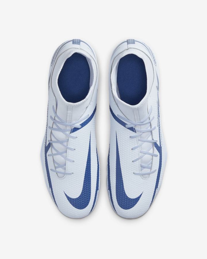 Botas de Futbol Nike Phantom GT2 Club Dynamic Fit MG Multi-Ground Mujer Gris Azules Claro Azules Oscuro | NFUDI-6532