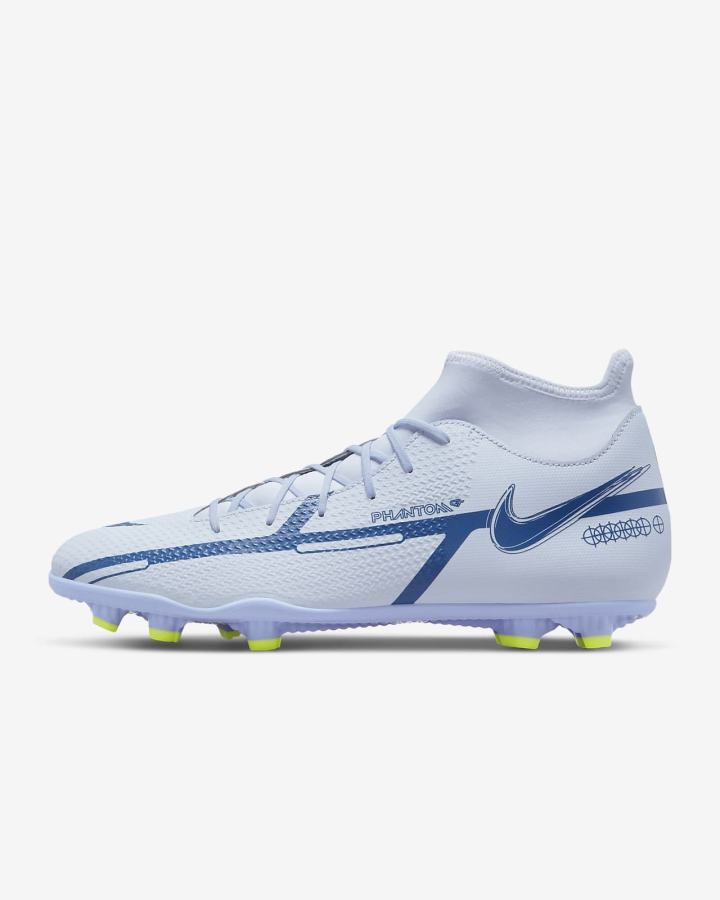 Botas de Futbol Nike Phantom GT2 Club Dynamic Fit MG Multi-Ground Hombre Gris Azules Claro Azules Oscuro | NOFDP-1798